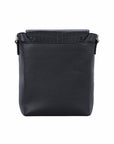 Small Messenger in Crocodile & Black Nappa