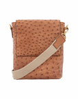 Small Messenger in Cognac Maddog Ostrich