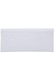 Nile Clutch in White Ostrich
