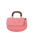 Mini Picco in Indian Pink Ostrich