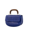 Mini Picco in Mod Blue Crocodile