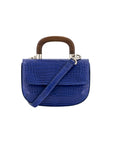 Mini Picco in Mod Blue Crocodile