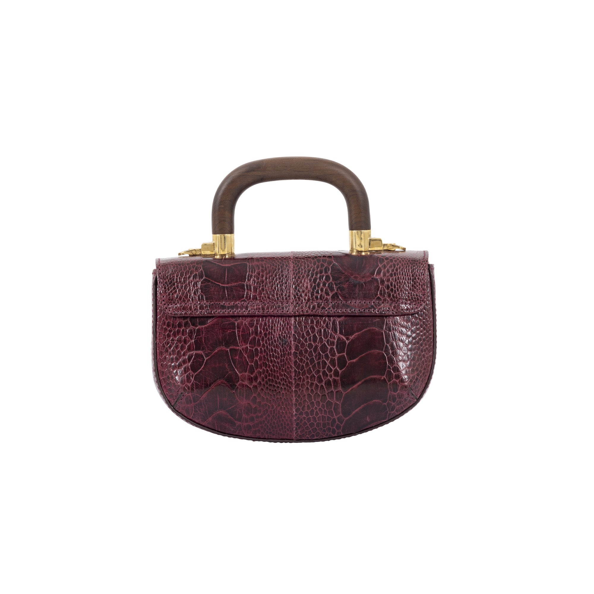 Mini Picco in Godiva Ostrich Leg