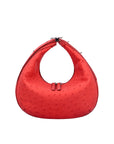 Aspen in Scarlet Red Ostrich
