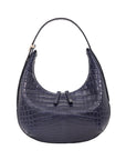 Aspen in Navy Crocodile