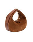 Aspen in Antelope Suede & Cognac Ostrich Leg
