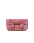 Mini Deya in Light Pink Ostrich Leg