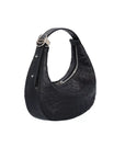 Lolita in Black Ostrich & Ostrich Leg