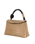 Esme in Nude Crocodile