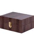 Medium Watchbox in Rugged Ostrich Leg