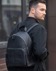 Urban Backpack Black Python & Nappa