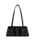 Philippa in Black Ostrich Leg